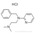 TRIPELENNAMINHYDROCHLORIDE CAS 154-69-8